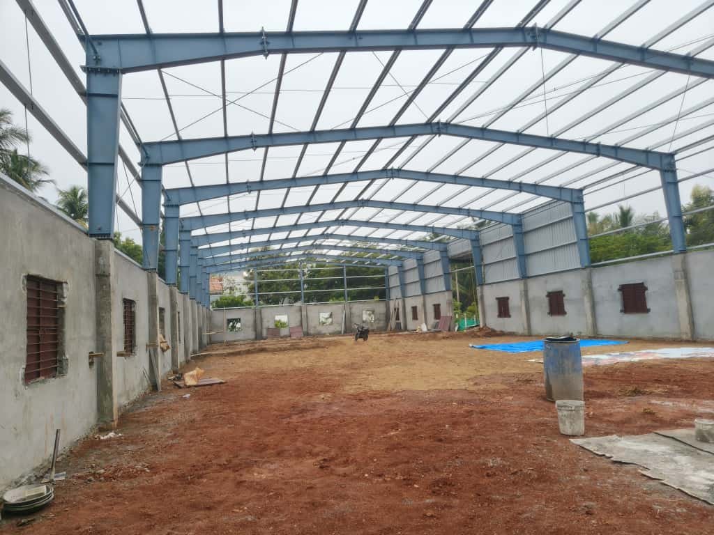 Industrial Warehouse & Production Facility – PEB Structure