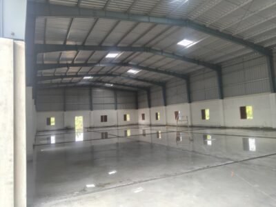 Commercial steel warehouse construction - Vedha Structures